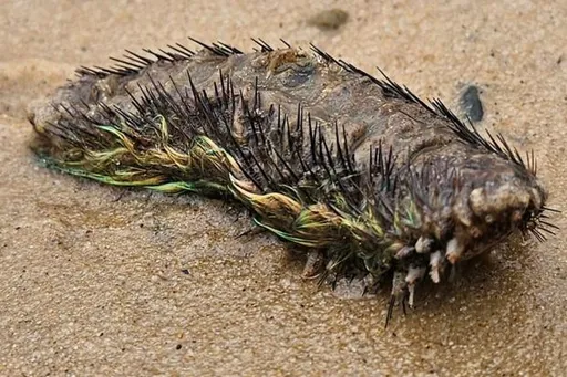 外表像《沙丘》巨獸沙蟲　罕見「海老鼠」現蹤海灘