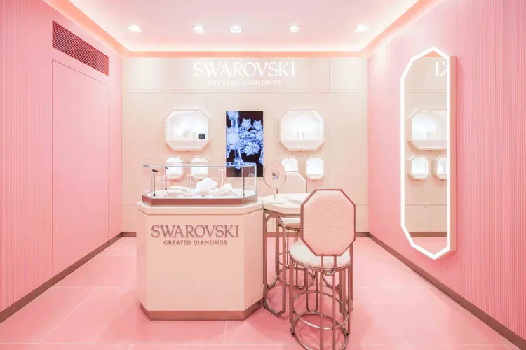店內規畫出培育鑽石專屬空間。品牌提供