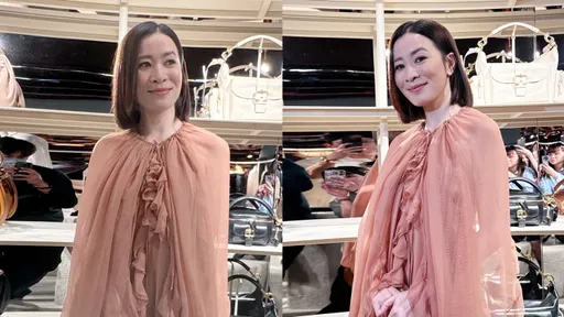 香港直擊|佘詩曼套Chloé雪紡裙「超接地氣」 懷念台灣鹹酥雞想到吞口水