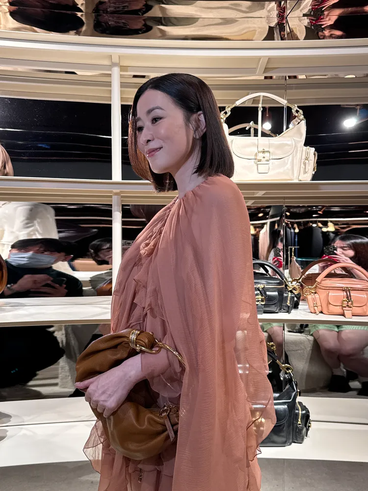 佘詩曼透露自己喜歡吃台灣鹹酥雞。劉旻君攝