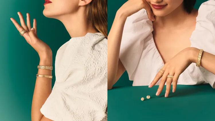 梵克雅寶全新Perlée新作以金質圓珠為特色，也很適合婚禮佩戴。品牌提供