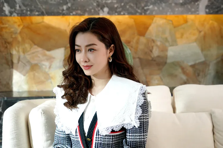 熊黛林飾演馬家大少奶奶葉彩薇，出身名門望族十分高傲。TVBS提供