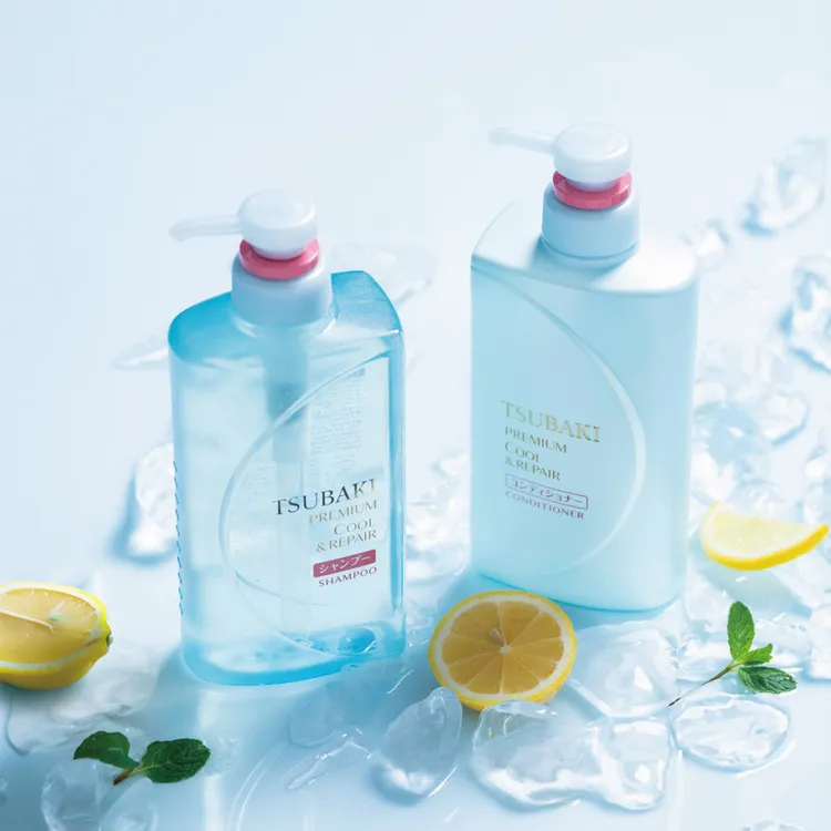 思波綺瞬亮涼感洗髮乳升級版（左）490ml／290元、思波綺瞬亮涼感潤髮乳升級版（右）490ml／290元。品牌提供
