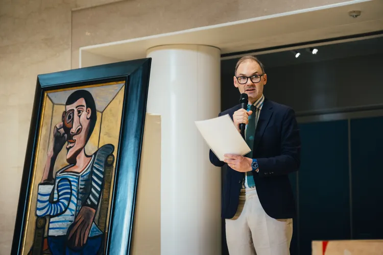 泰德美術館國際合作部資深計劃策展人泰得．麥克唐納－圖恩感謝臺灣朋友對《瞬間》的支持。高美館提供