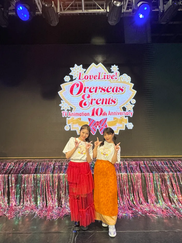 新田惠海（右）與Pile昨起一連兩天舉辦4場演出與台灣粉絲見面。Spacey Music Entertainment提供