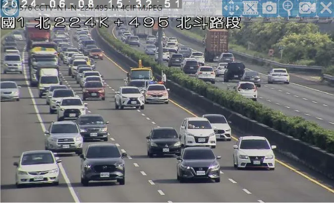 今（9日）連假第二天將有18個重點壅塞路段。高公局提供