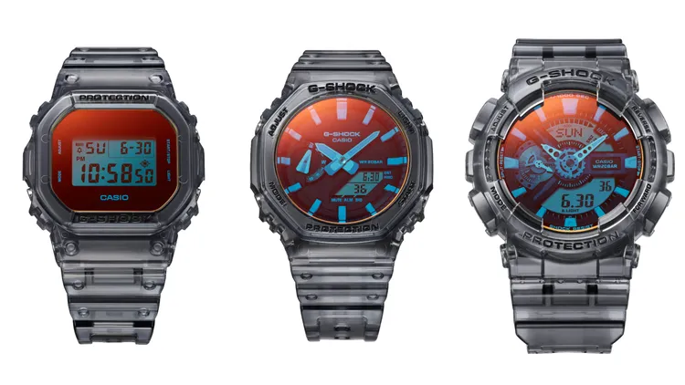 DW-5600TLS-8（左起）3900元、GA-2100TLS-8A 4200元、GA-110TLS-8A 4800元。品牌提供