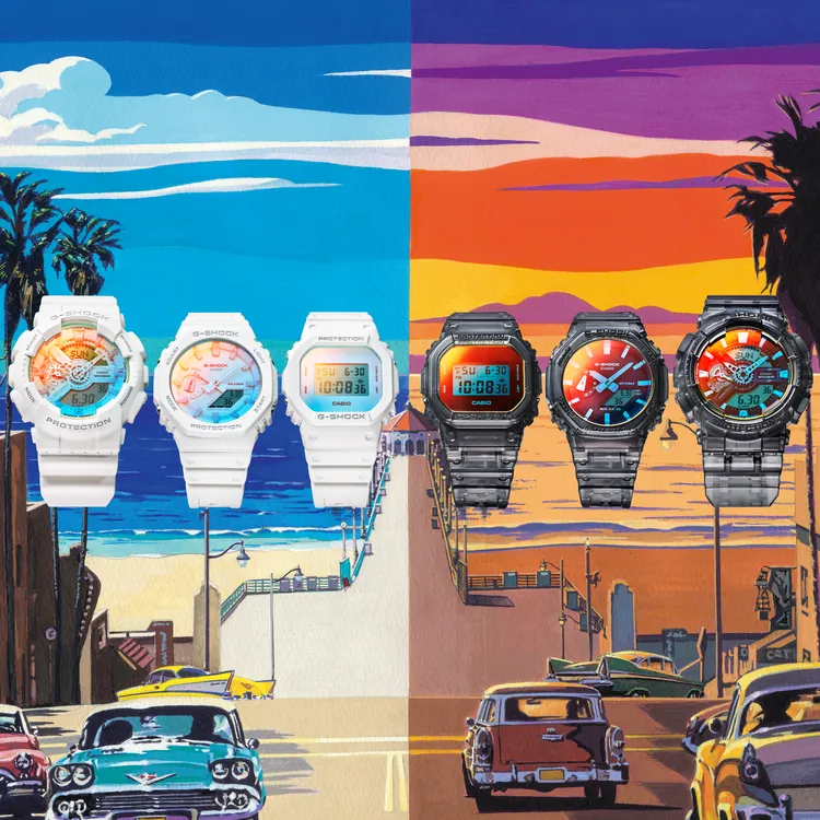 G-SHOCK「BEACH TIME LAPSE」共推出6款新錶。品牌提供