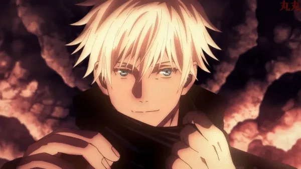 孫安佐模仿五条悟施展「無量空處」。翻攝NETFLIX