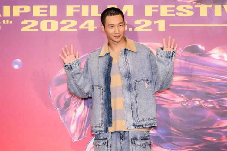 黃冠智拍男男吻戲很爽。台北電影節提供