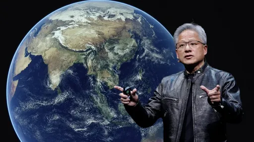 地球的黃仁勳、AI的王者　輝達超越微軟市值躍全球第一