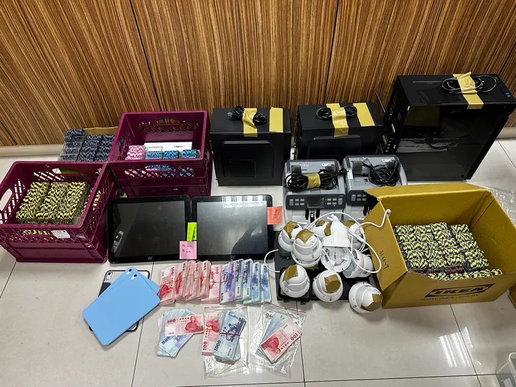 警方扣回的證物。警方提供
