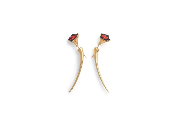 Flower櫻花造型耳環，3萬9100元。品牌提供