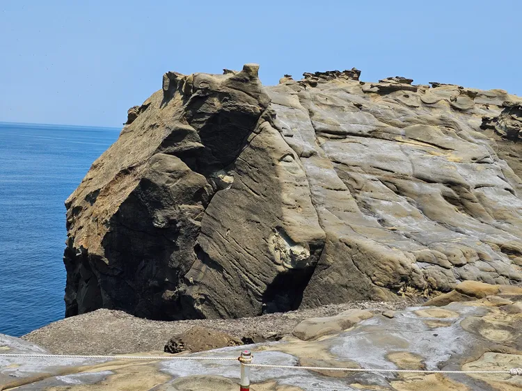 深澳漁港可愛的水豚君岩。漁業處提供