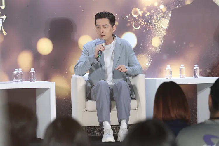 胡歌暢聊演員演員點滴。彭欣偉攝