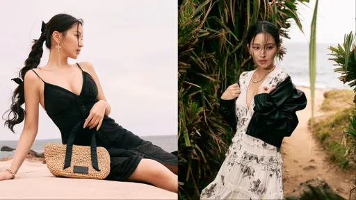 蔡瑞雪海邊辣曬美乳　用ALLSAINTS當起叛逆美少女