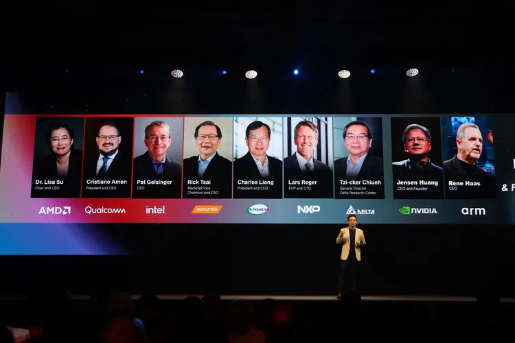 COMPUTEX 2024科技界大佬眾星雲集。莊宗達攝影。