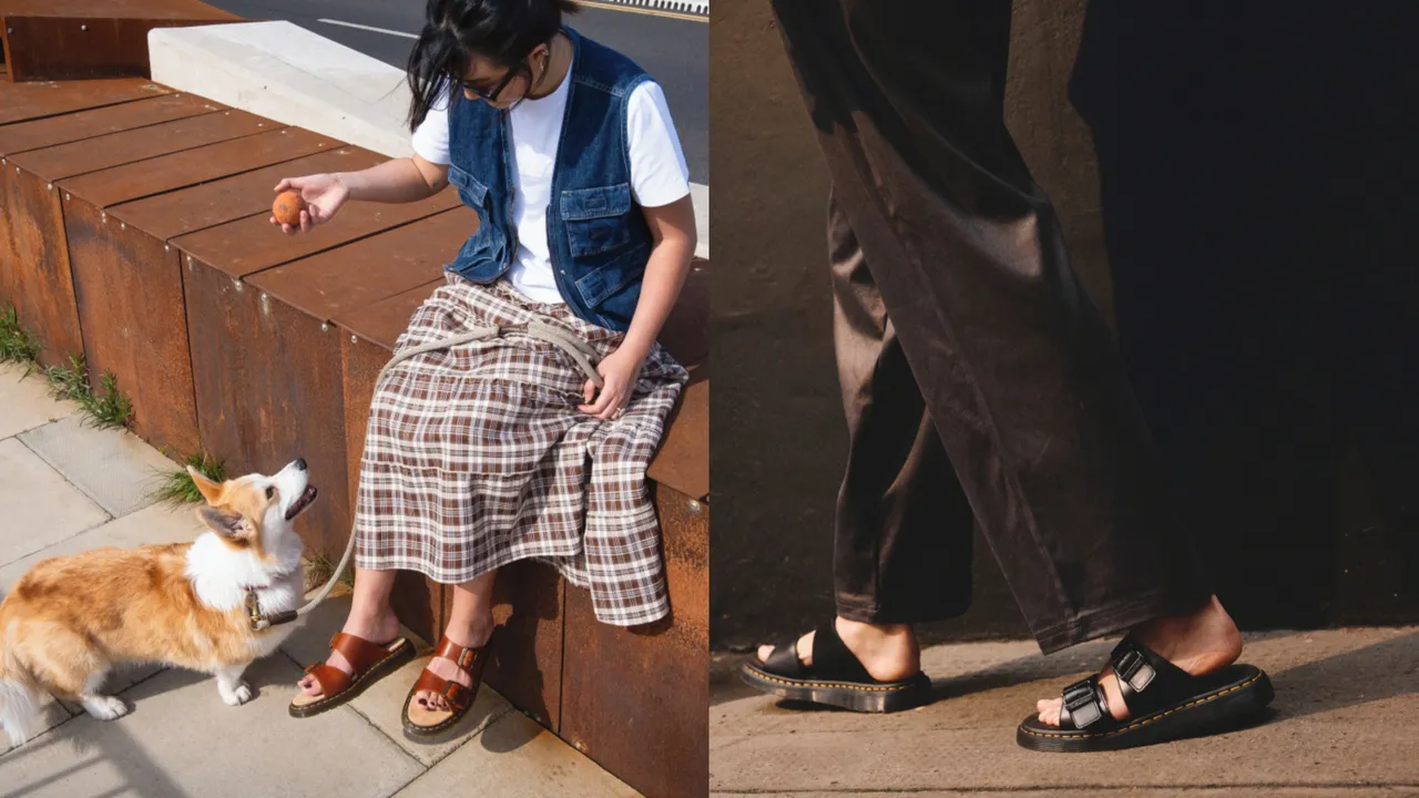 Dr. Martens本月繼續推出新款涼鞋。品牌提供