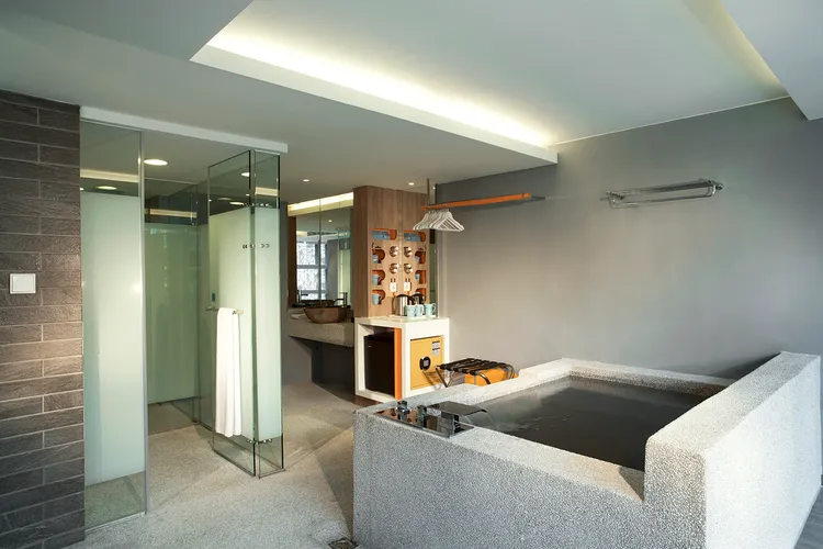 捷絲旅宜蘭礁溪館日式溫泉客房。業者提供