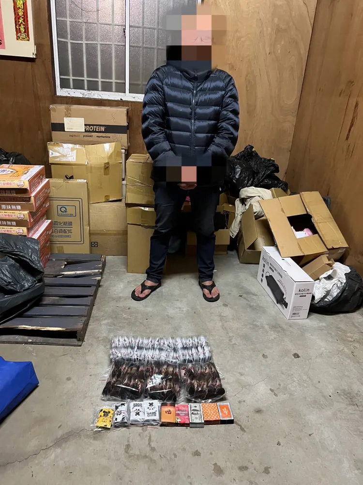 林男遭拘提到案。警方提供