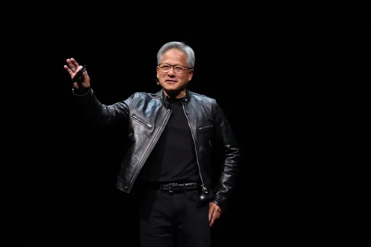 黃仁勳今晚的演講宣布輝達推出下一代AI晶片架構，預計2026問世。莊宗達攝