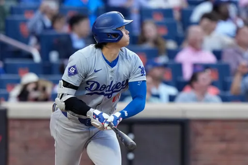 大谷翔平怪力霸榜！道奇本季擊球初速前15名只有1名不是他