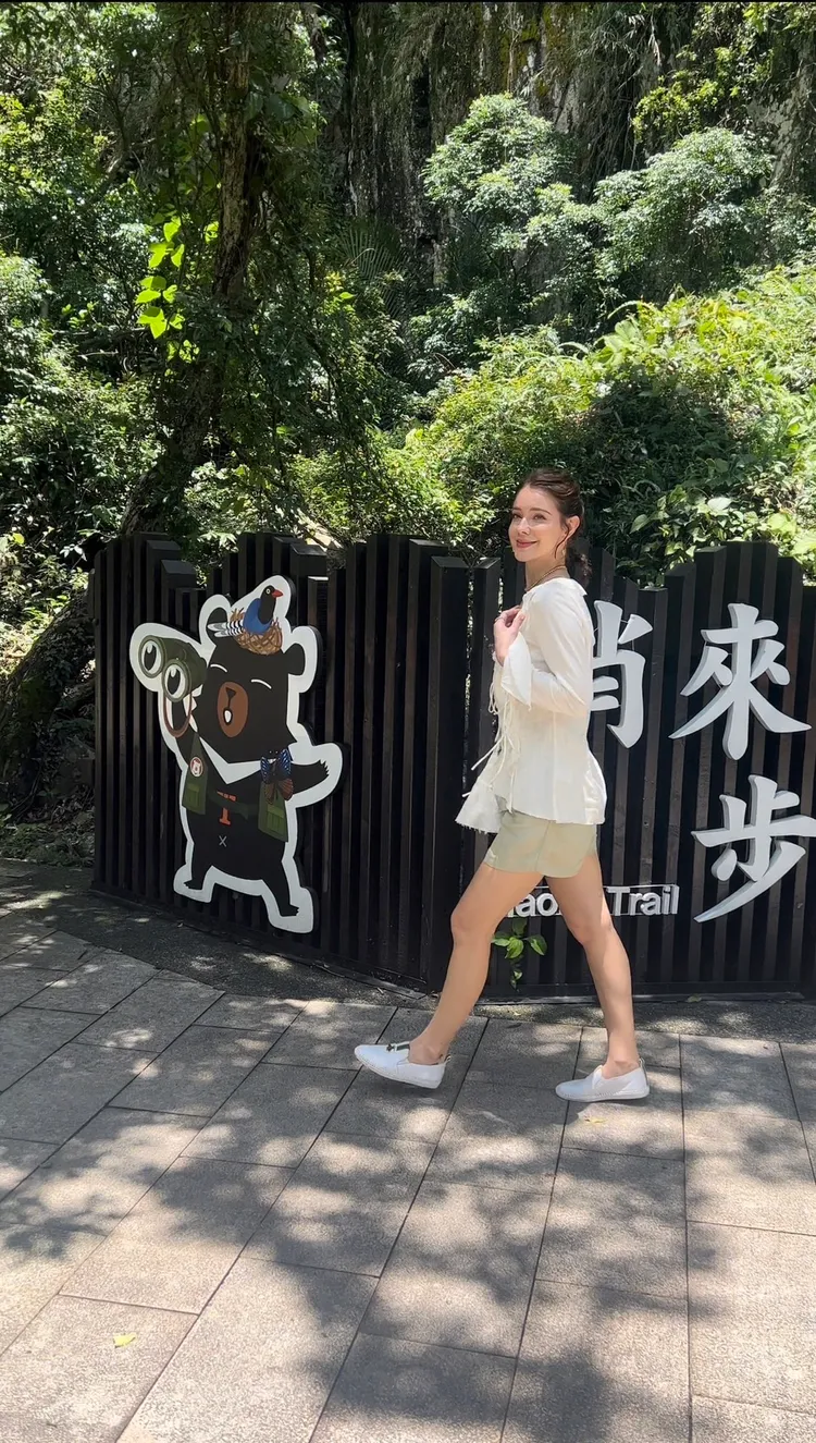 安妮成為谷關旅遊宣傳大使。參山處提供