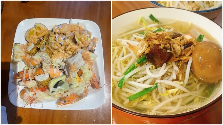 有網友到雲林麵店用餐，店內無提供菜單，點了2麵+1沙拉+1炒菜共1680元。翻攝「爆料公社」臉書