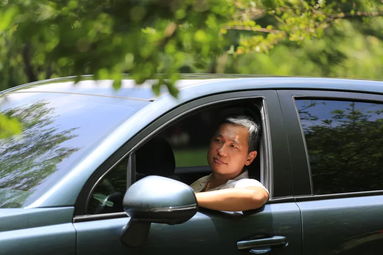 LUXGEN n⁷是封先生人生中第一部新車，前一台車是駕駛了近十年的二手國產休旅車。林浩昇攝