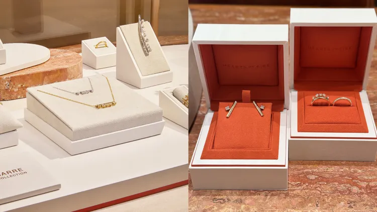 品牌代表色從藍色轉換為暖紅色。左圖品牌提供、右圖張家玲攝