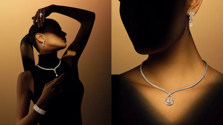 De Beers Forces of Natur高級珠寶系列。品牌提供