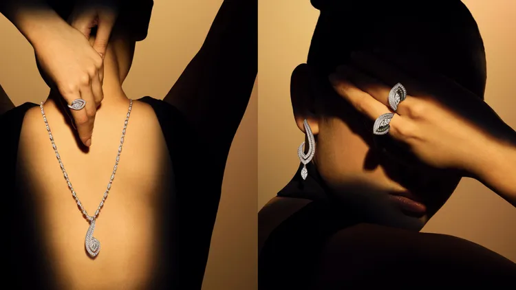 De Beers Forces of Natur高級珠寶系列。品牌提供