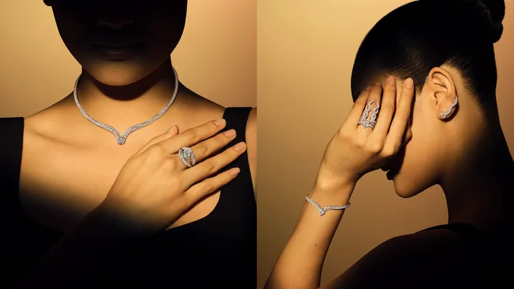 De Beers Forces of Natur高級珠寶系列。品牌提供