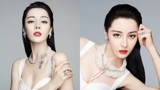 6月壽星迪麗熱巴美戴生日石 圓潤珍珠讓精緻臉蛋更動人