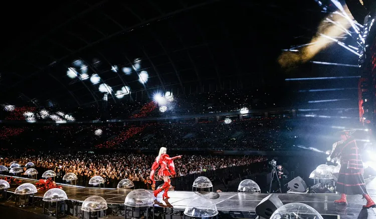 蔡依林昨在瀋陽帶來精彩演出。翻攝蔡依林工作室微博