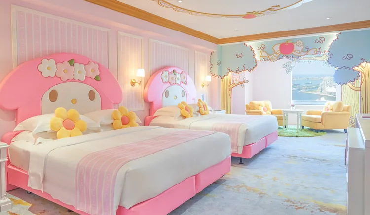 高雄漢來大飯店三麗鷗主題房。業者提供