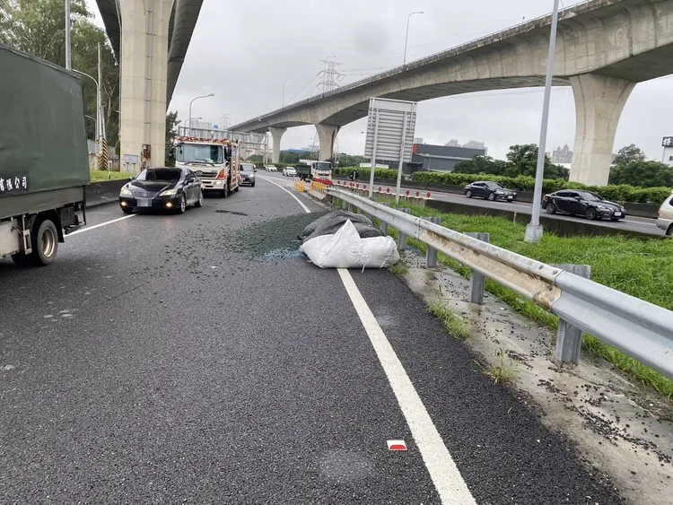 車禍現場。國道警方提供