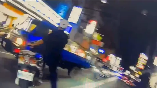 偷車賊拒捕!開車門狠撞 勇警負傷仍與民眾合力逮偷車賊