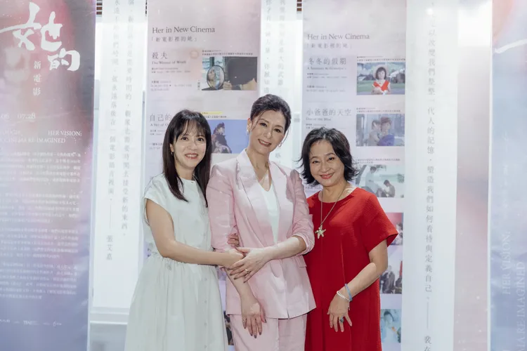 李淑禎（左起）、夏文汐以及楊麗音出席活動。國家影視聽中心提供