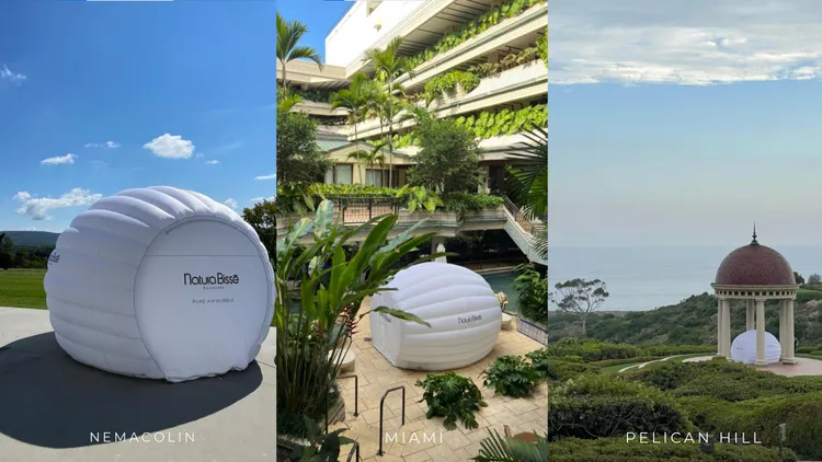 Natura Bissé第二代Pure Air Bubble早前在摩洛哥、美國等地巡迴。品牌提供