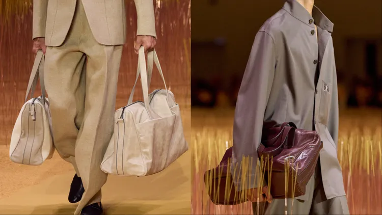 手袋也注入了白色、陶土色呼應服裝。品牌提供