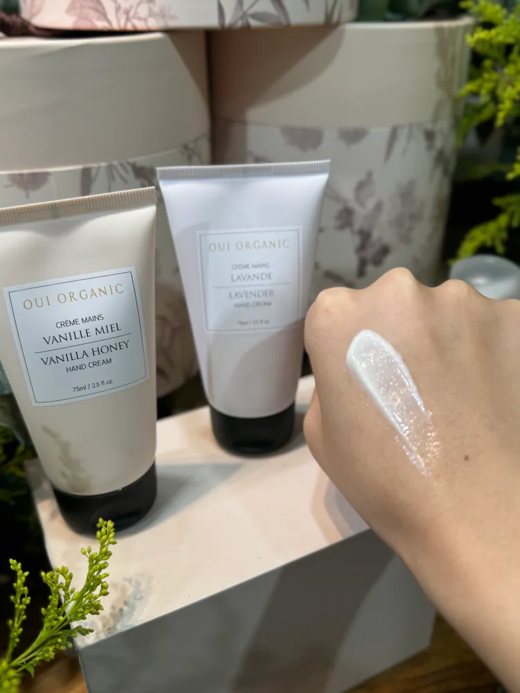 唯有機護手霜，各75ml／880元。張家玲攝