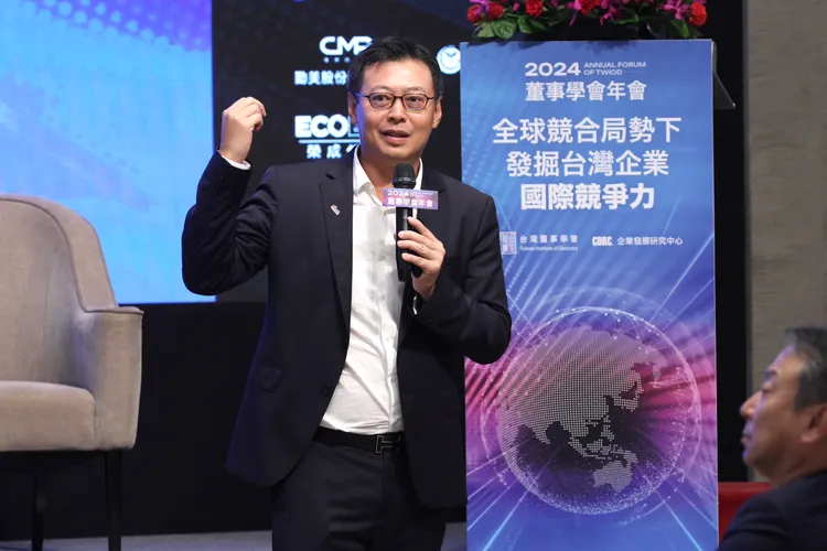 元太科技董事長李政昊。彭欣偉攝