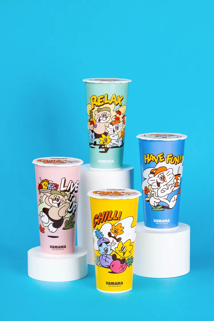 春陽茶事 x YAMAMA聯名杯。業者提供