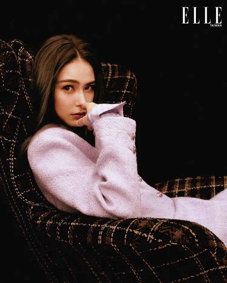 昆凌拍攝《ELLE》封面。《ELLE》國際中文版提供