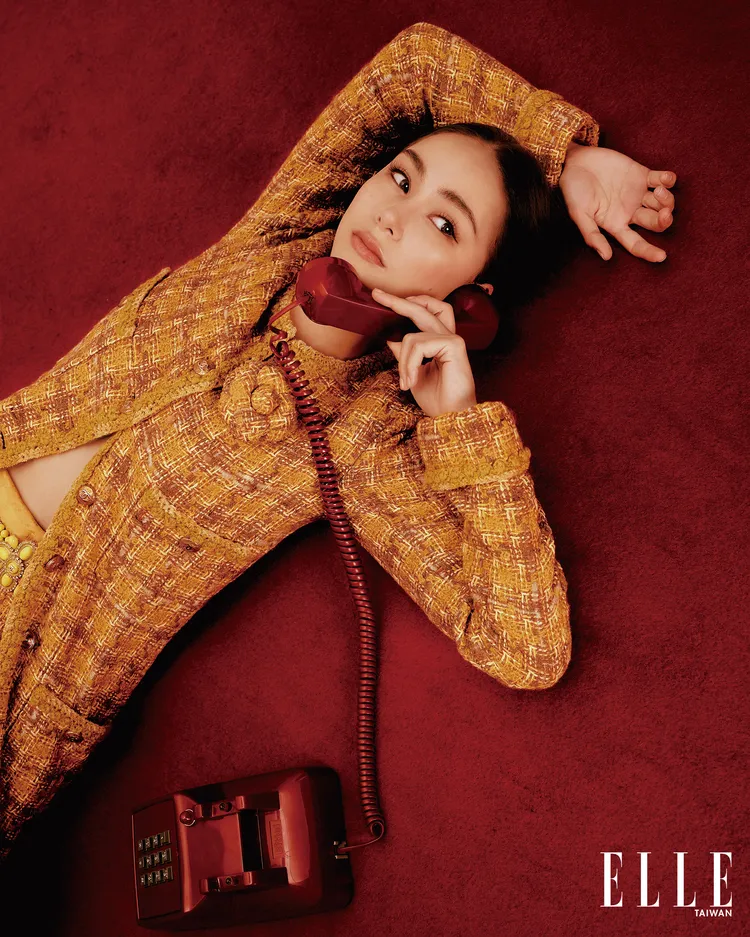 昆凌拍攝《ELLE》封面。《ELLE》國際中文版提供