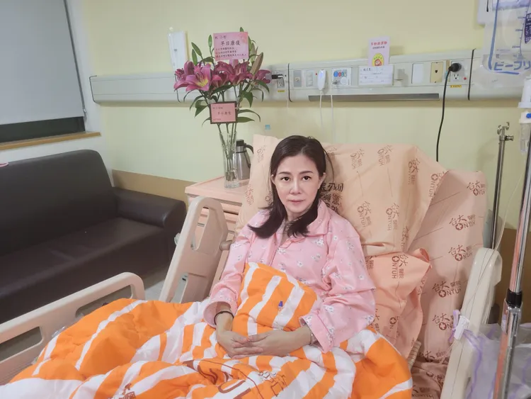 小彤堅強對抗胰臟癌，開刀後要進行12次預防性化療。