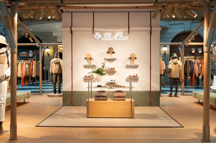 Loro Piana Into The Wild膠囊系列期間限定店。品牌提供