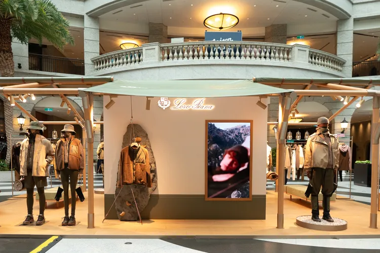 Loro Piana Into The Wild膠囊系列期間限定店。品牌提供