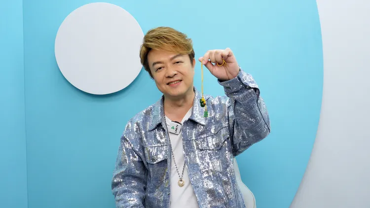 翁立友會帶著幸運物「玉葫蘆」出席金曲獎。LINE TV提供